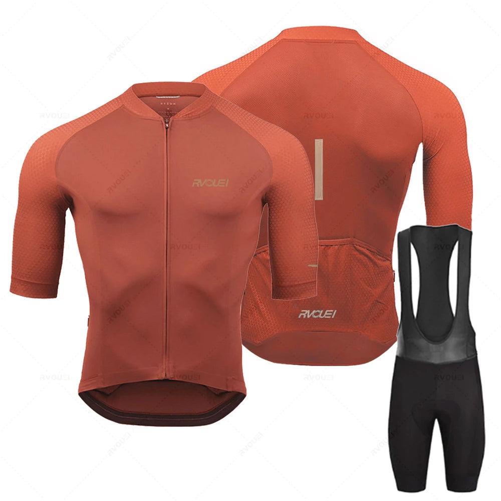 Radtrikot Set Herren – Atmungsaktiv, Schnell Trocknend & Elastische Passform