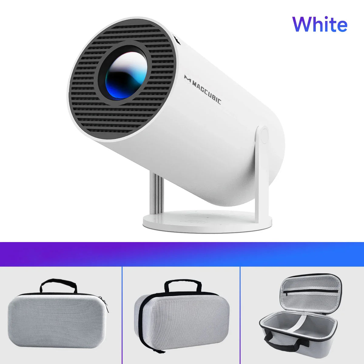 Magcubic Projector HY300 Pro 8K Android 14 Dual Wifi6 290ANSI Allwinner H726 BT5.4 1080P 1280*720P Home Cinema Outdoor Projetor VestraGear