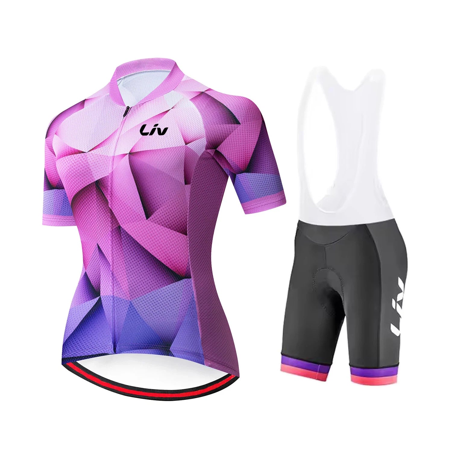 Set maglia da ciclismo donna – Design traspirante a maniche corte & materiale ad asciugatura rapida