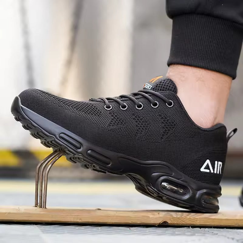 WorkBuddy Scarpe di sicurezza leggere impermeabili – Nero