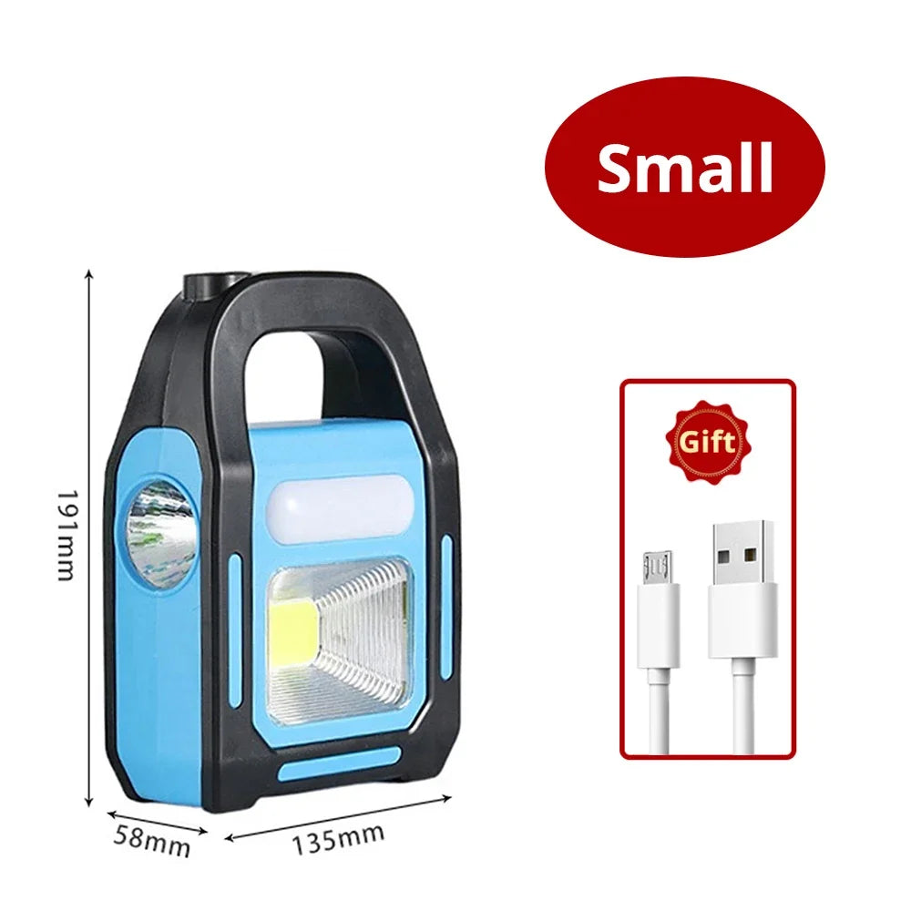 Dobíjecí USB kempingová lucerna s powerbankou – SolarGlow