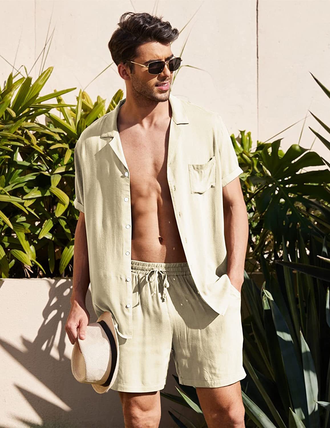 Ensemble d'été confortable pour hommes – style et confort pour les journées chaudes