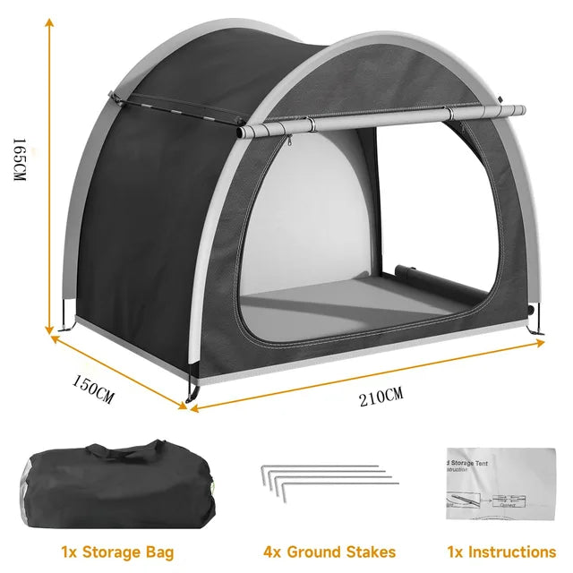 Bolendo – Tenda per Bicicletta impermeabile e spaziosa – Deposito per biciclette