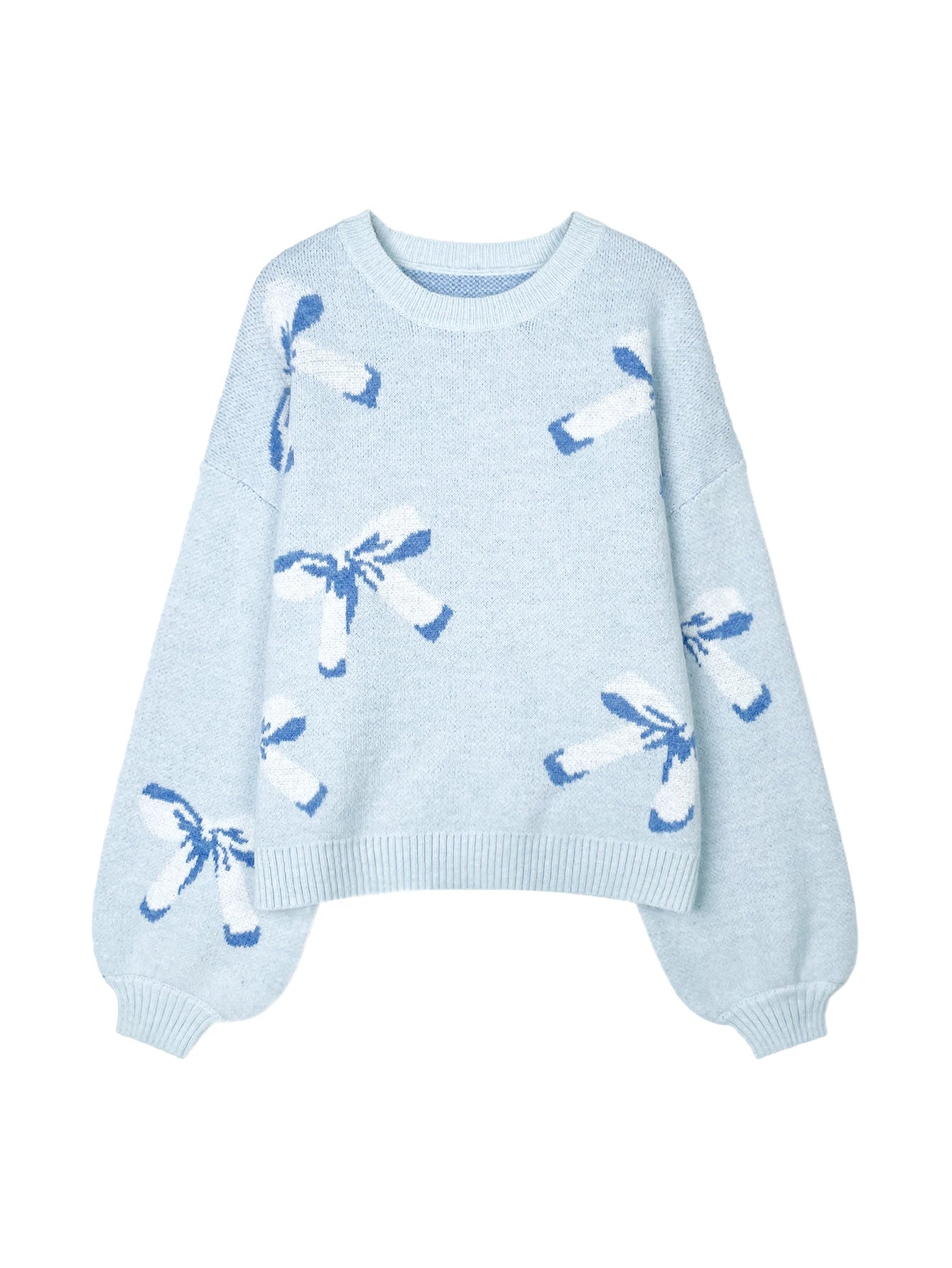 Yuliana Pullover | Damen Pullover mit Schleifenmuster | Elegantes und bequemes Design