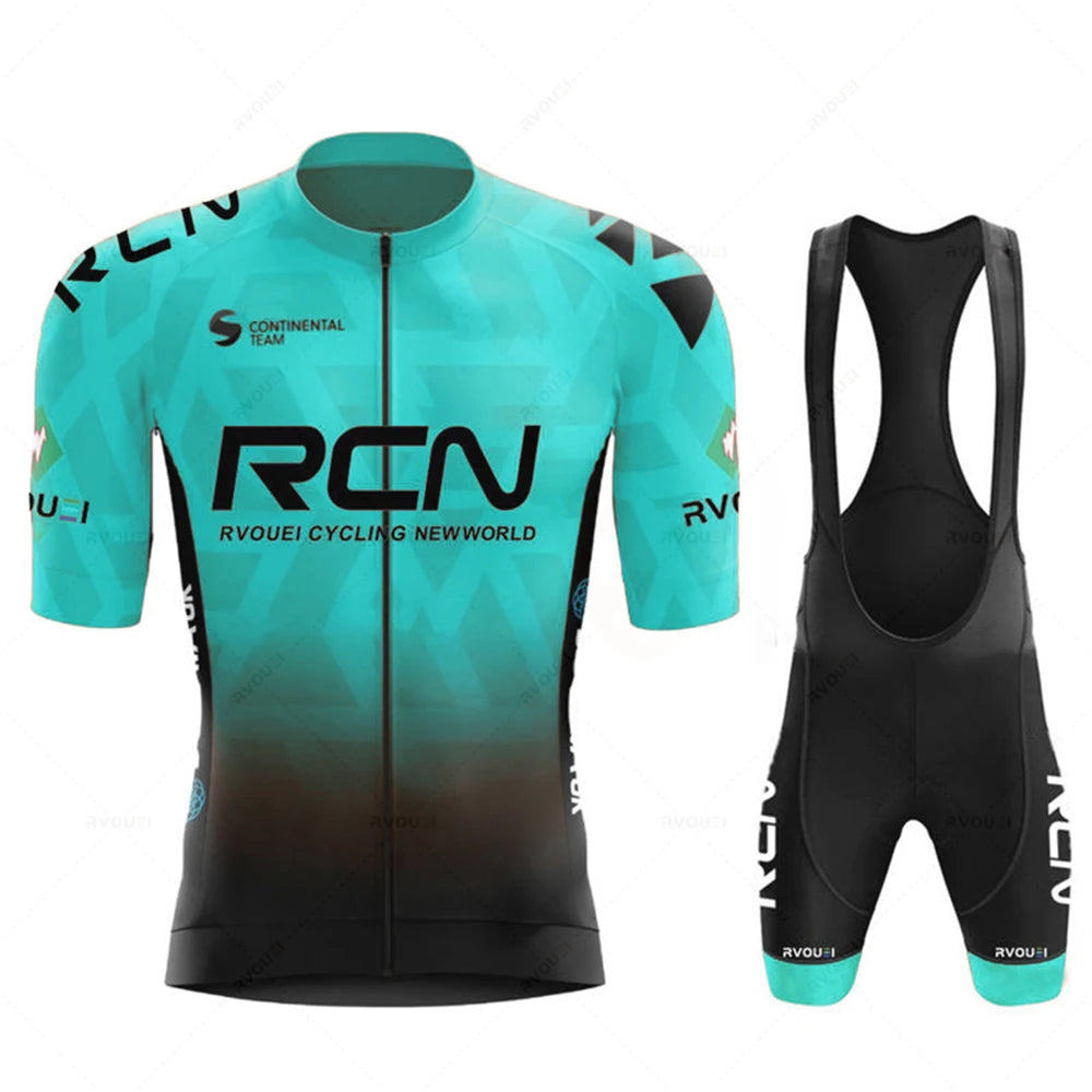 Radtrikot Set Herren – Sommer, Atmungsaktiv & Schnell Trocknend