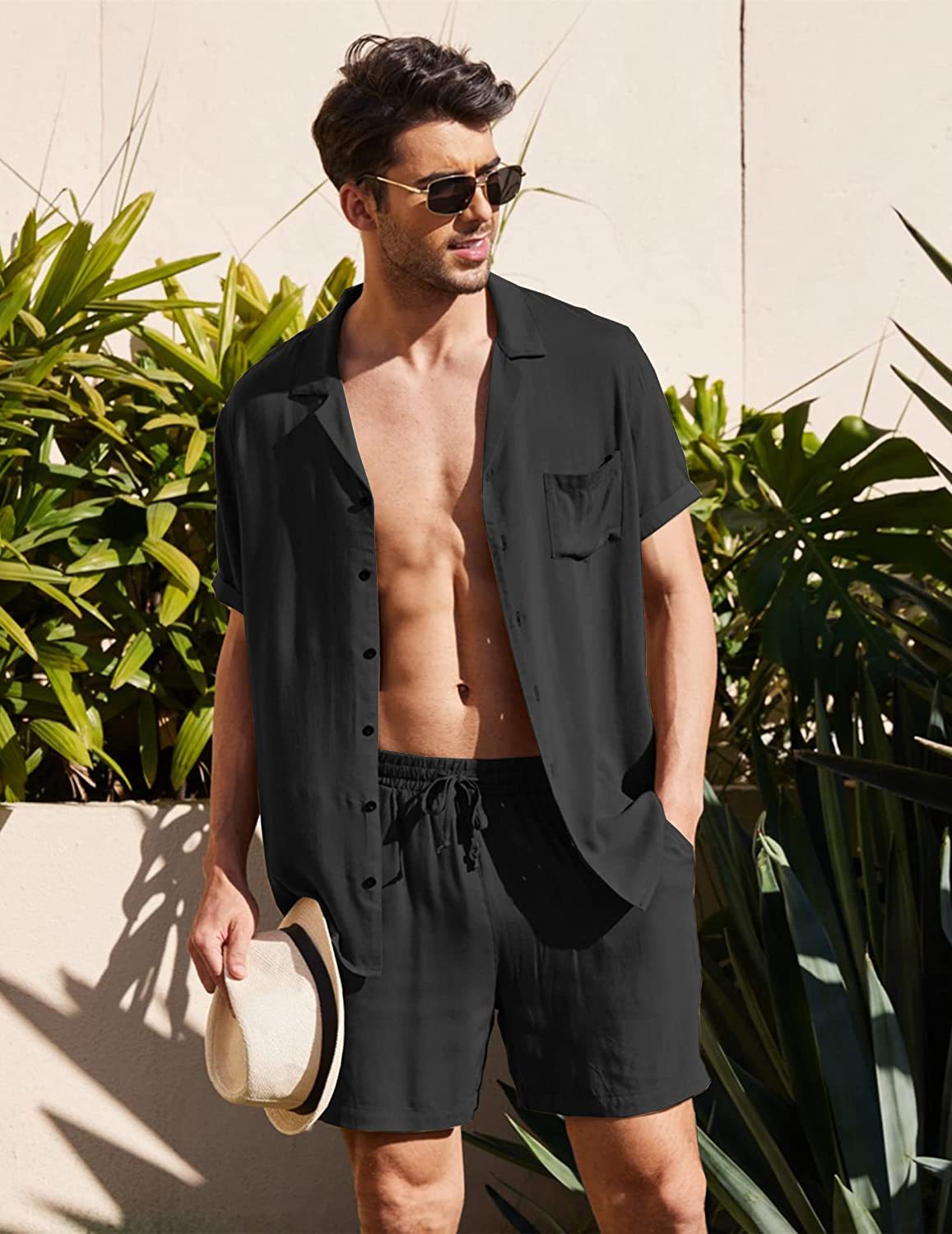 Ensemble d'été confortable pour hommes – style et confort pour les journées chaudes