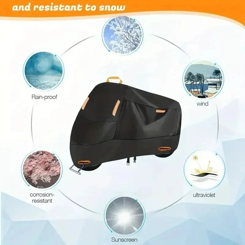 Housse de moto – étanche & résistante aux UV pour moto et scooter