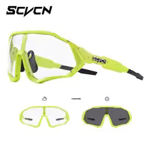 Photochromische Sport Sonnenbrille – UV400 Schutz, Leicht & Flexibles Design