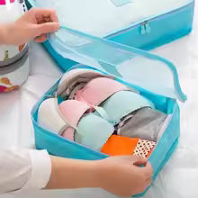 Reis Organizer Set – 6-Delige Opbergkubussen met Ademend Mesh & Ruimtebesparend Ontwerp Vestragear