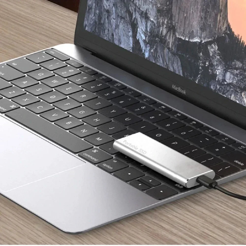 Externe Festplatte 4 TB – USB-C, Ultra Schlank & Schnelle Datenübertragung
