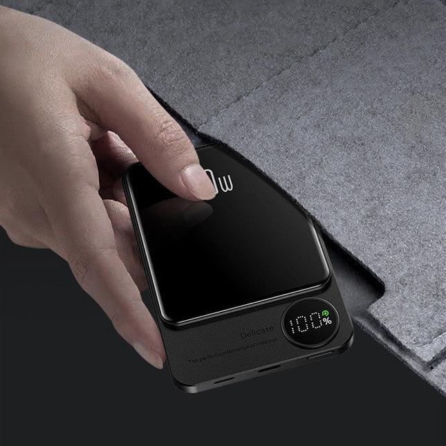 Voltix – Magnetische Powerbank 20W Schnellladen – kabellos für unterwegs