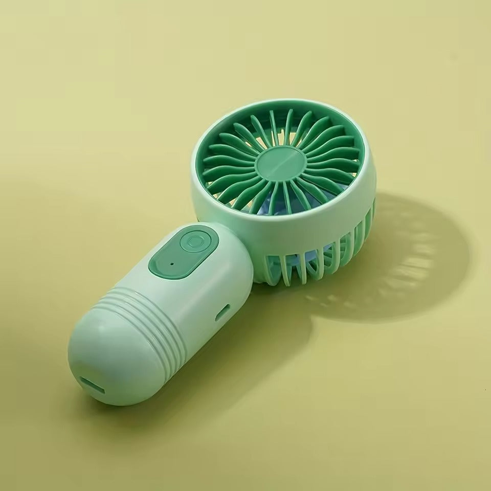 Malý ručný ventilátor – Perfektný do kancelárie, na cestovanie a na cesty