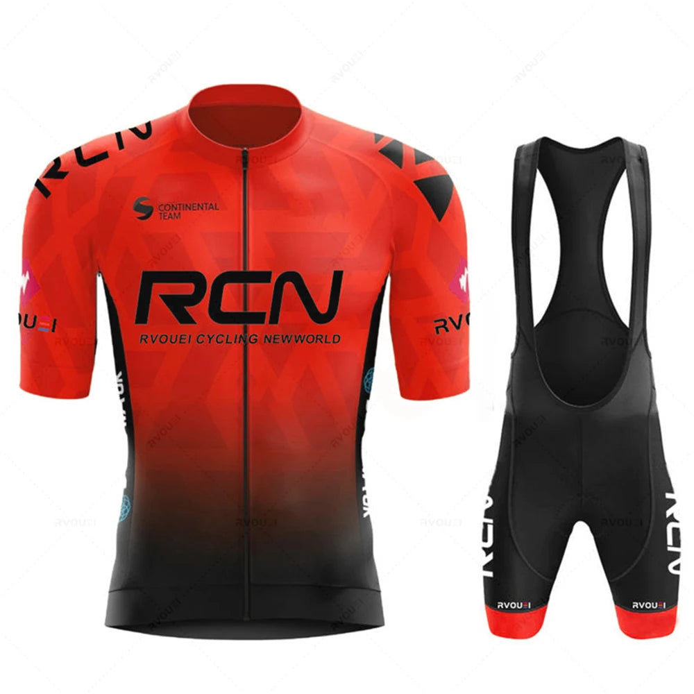 Radtrikot Set Herren – Sommer, Atmungsaktiv & Schnell Trocknend