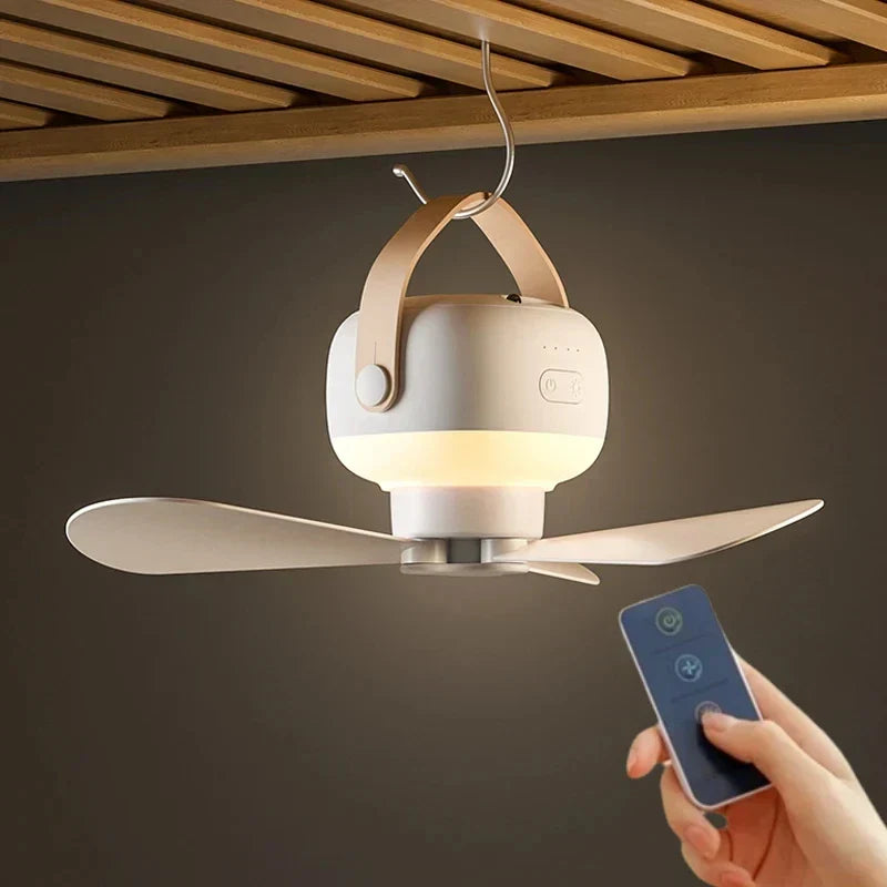Bolendo Luxuriöser Deckenventilator mit LED-Beleuchtung
