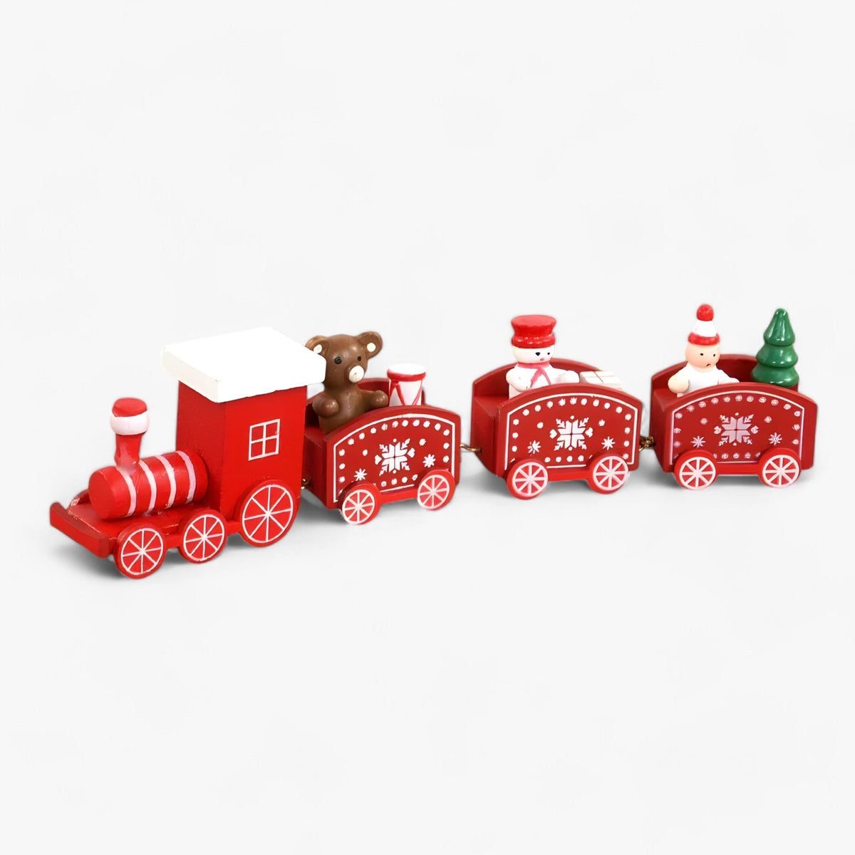 Merry Express | Hrací dřevěná ozdoba na vlak - vánoční dekorace
