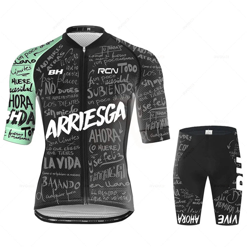 Radtrikot Set Herren – Sommer, Atmungsaktiv & Elastisches Design