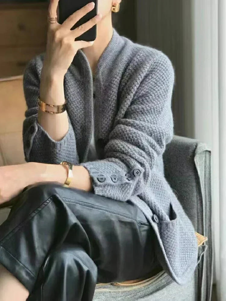 Cardigan alla moda e caldo per donne - Halila