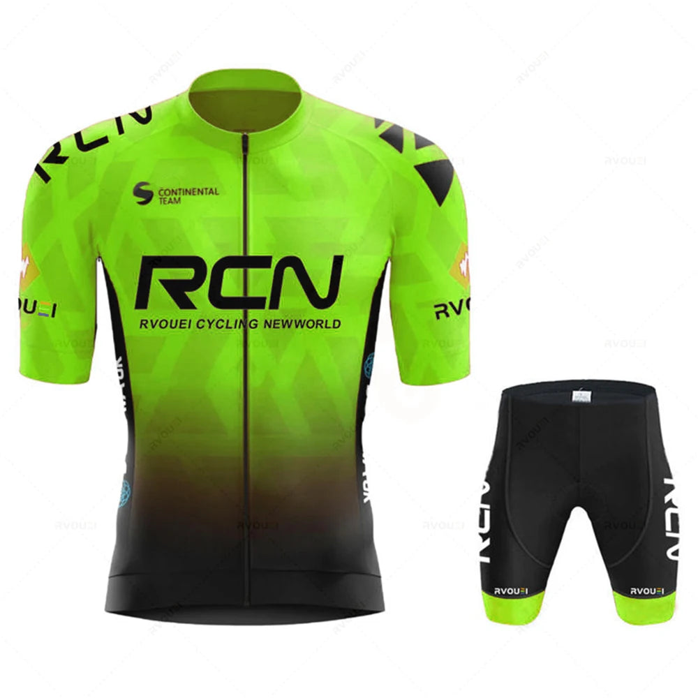 Radtrikot Set Herren – Sommer, Atmungsaktiv & Schnell Trocknend