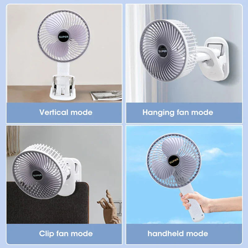 Bolendo BreezeFlex 4-v-1 prenosný ventilátor