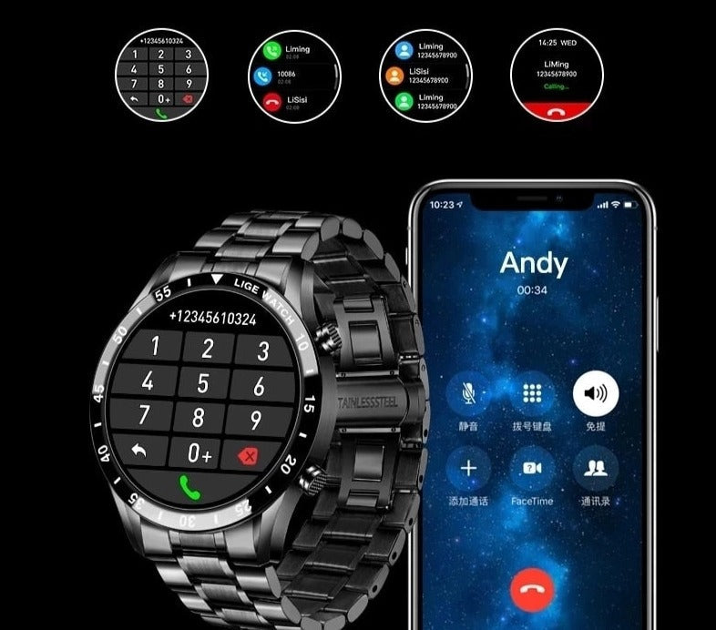 Orben – Smartwatch Deluxe mit Gesundheitsfunktionen – Alltag & Sport