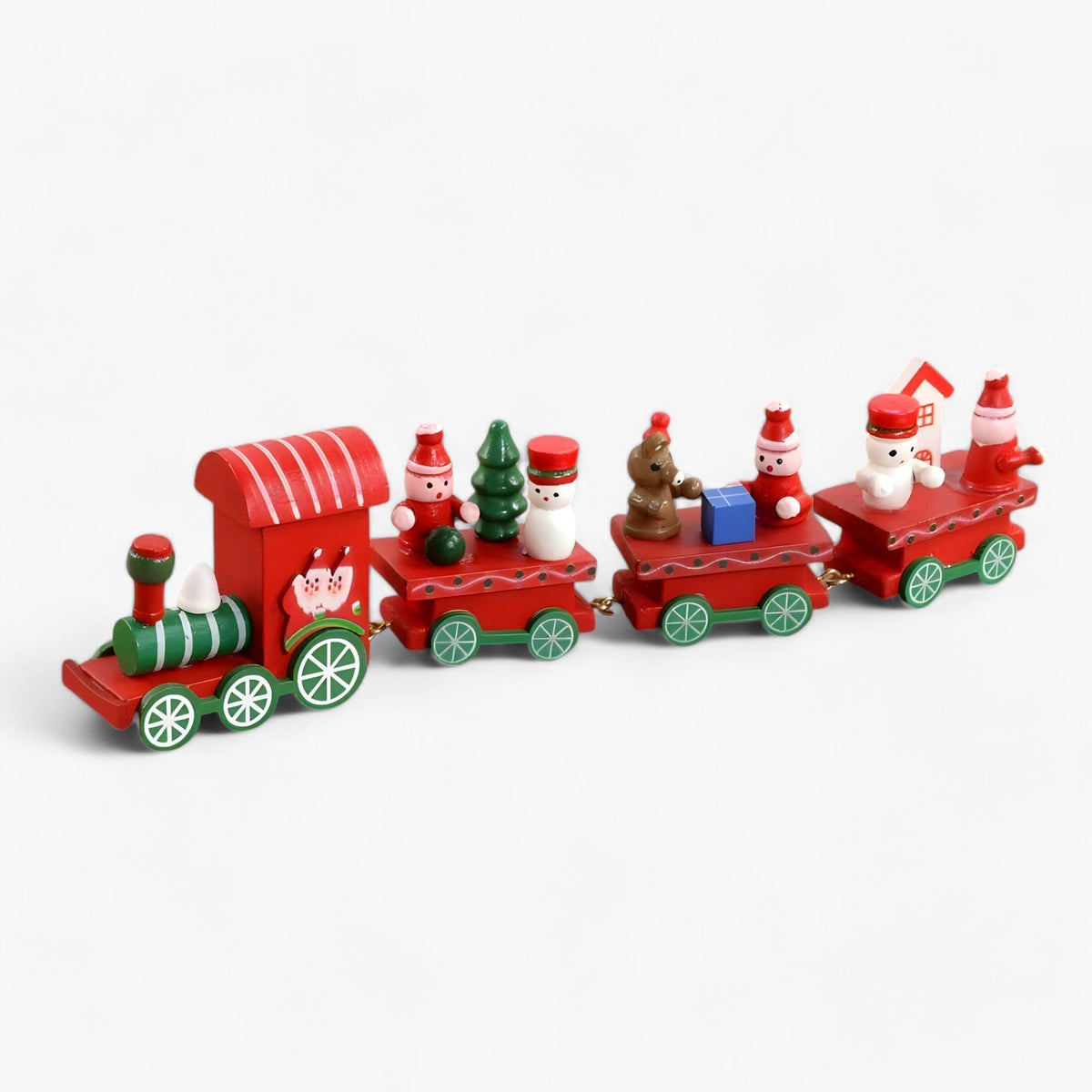 Merry Express | Hrací dřevěná ozdoba na vlak - vánoční dekorace