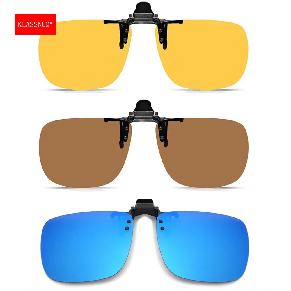 Polarisierter Sonnenclip – UV400 Schutz, Hochklappbar & Leichtes Design
