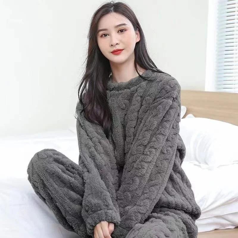 Ensemble pyjama doux et moelleux pour femmes - Wendy
