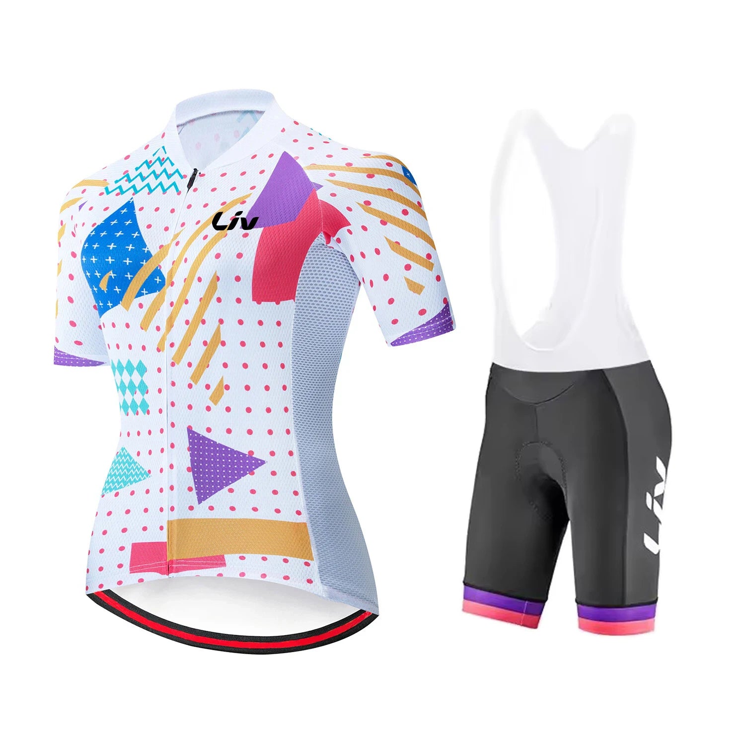 Set maglia da ciclismo donna – Design traspirante a maniche corte & materiale ad asciugatura rapida