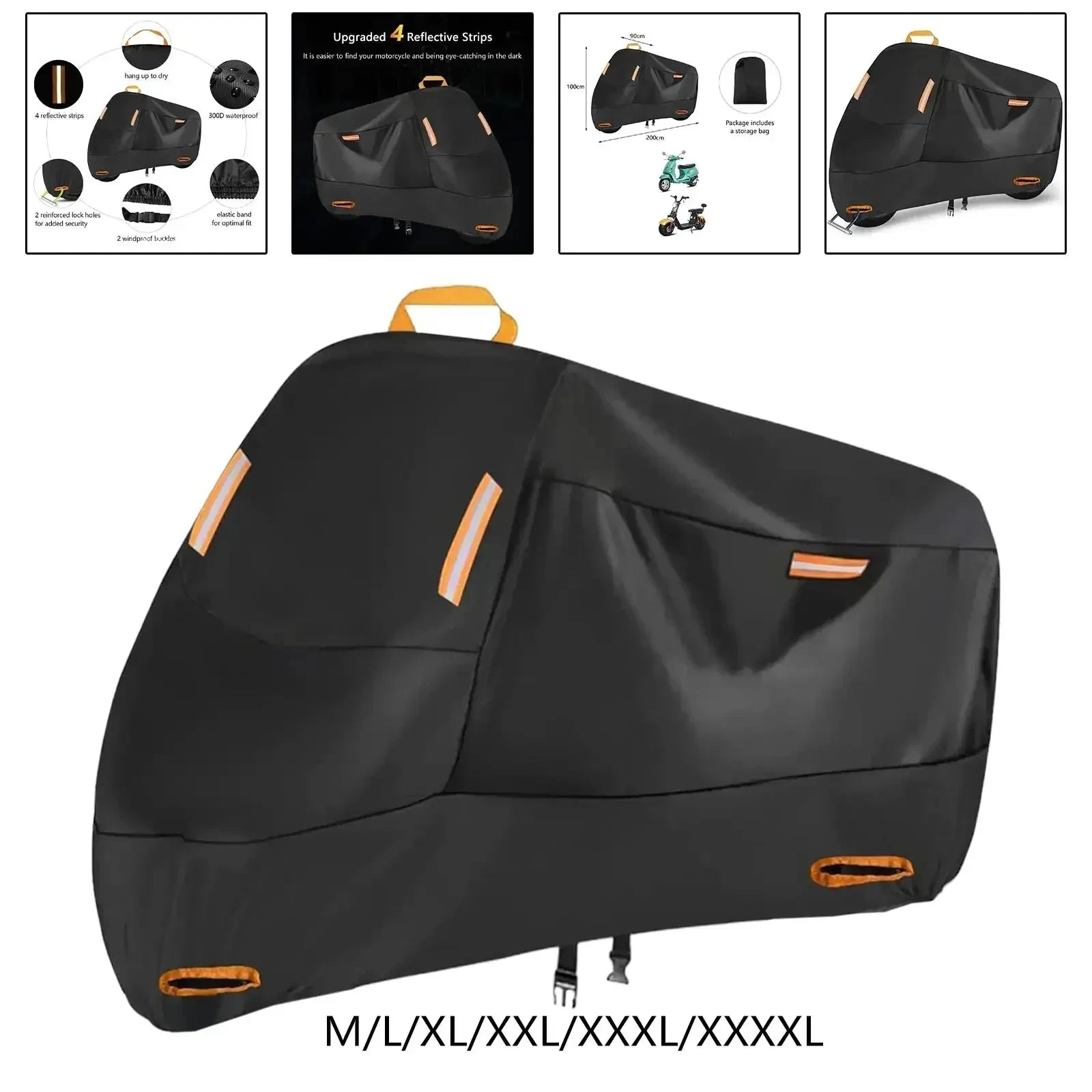 Housse de moto – étanche & résistante aux UV pour moto et scooter