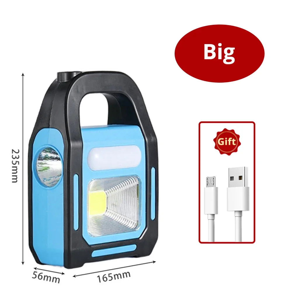 Dobíjecí USB kempingová lucerna s powerbankou – SolarGlow