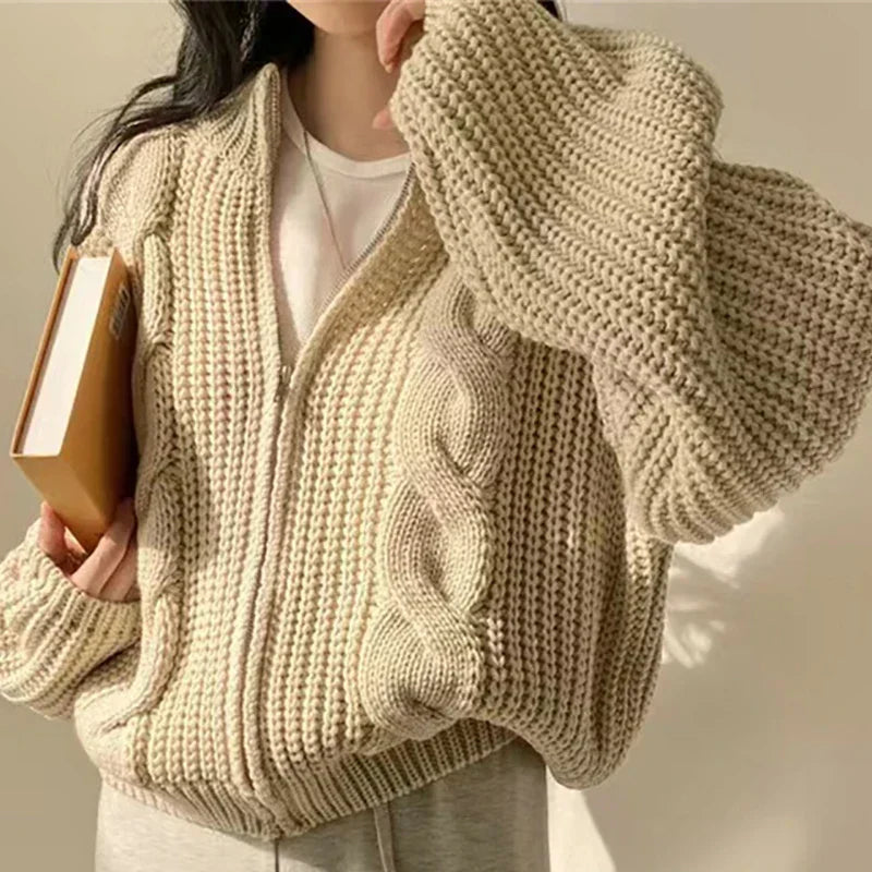 Cardigan à gros motif torsadé - Ryleigh