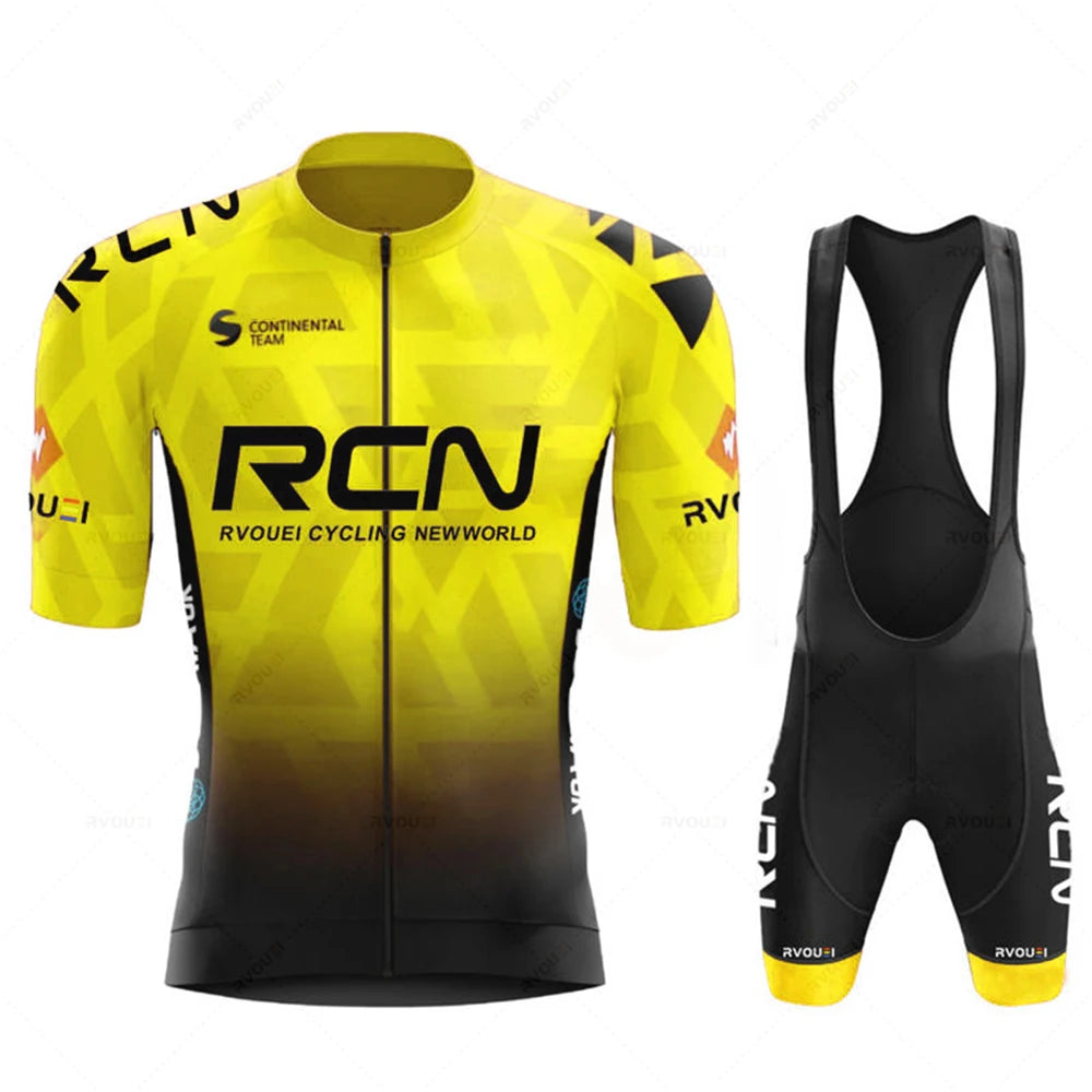 Radtrikot Set Herren – Sommer, Atmungsaktiv & Schnell Trocknend