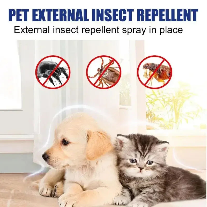Haustier Insektenspray – 100 ml Pflegespray mit Pflanzenextrakten für Hunde & Katzen