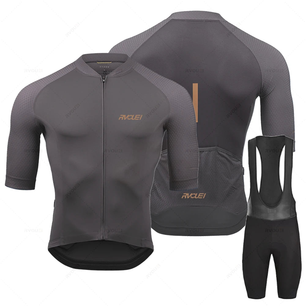 Radtrikot Set Herren – Atmungsaktiv, Schnell Trocknend & Elastische Passform