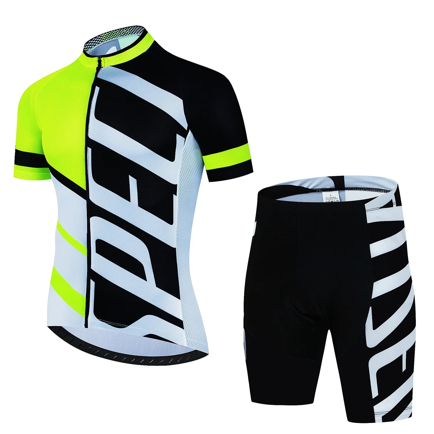 Fahrradtrikot Set – Atmungsaktive Herren-Radbekleidung mit Trikot & Bi – Bolendo