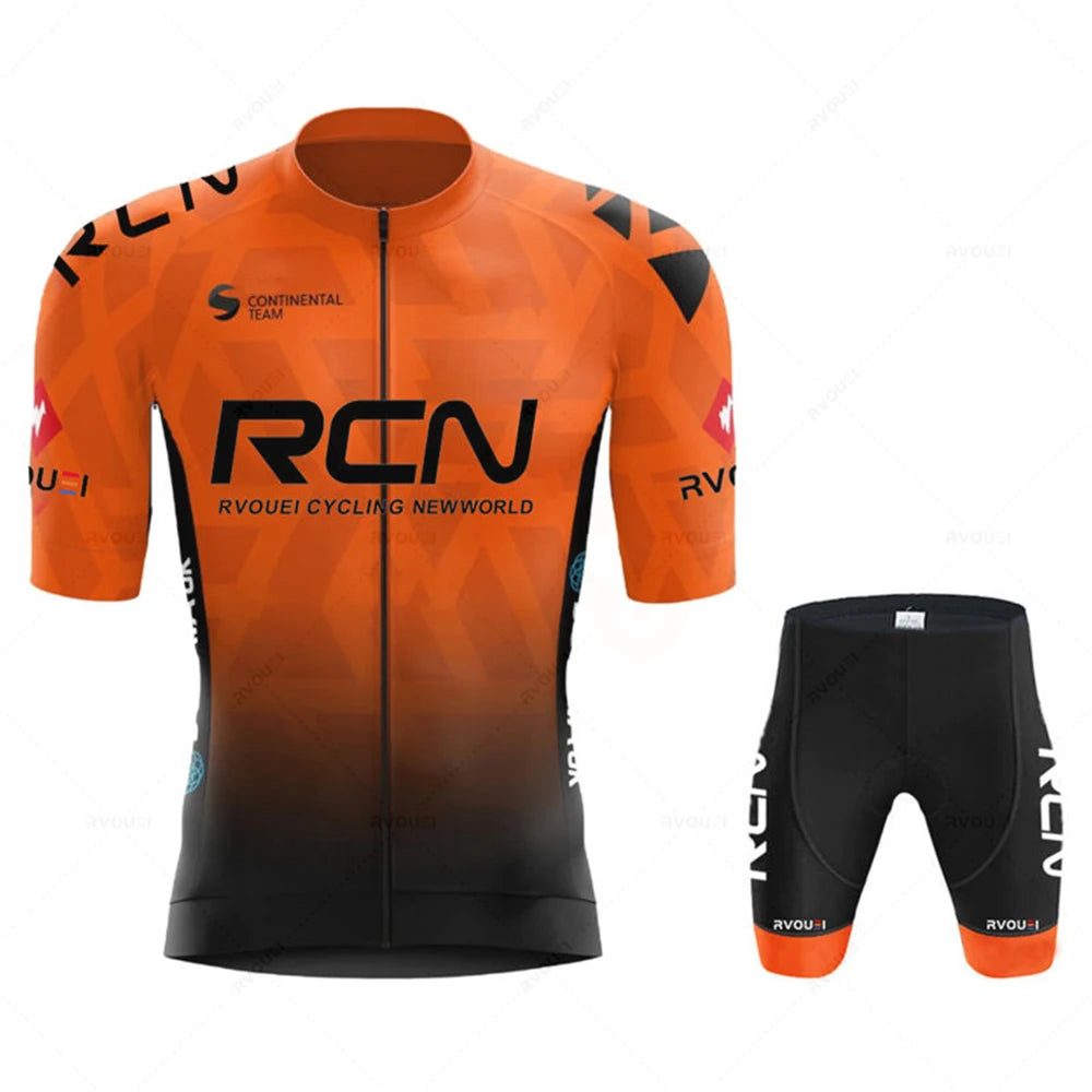 Radtrikot Set Herren – Sommer, Atmungsaktiv & Schnell Trocknend