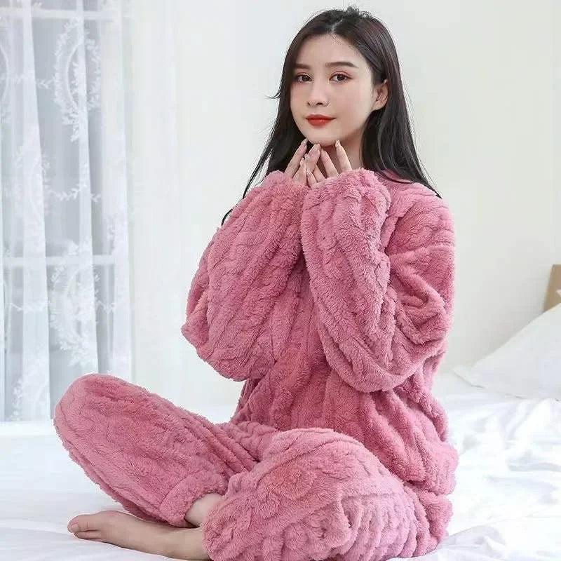 Ensemble pyjama doux et moelleux pour femmes - Wendy