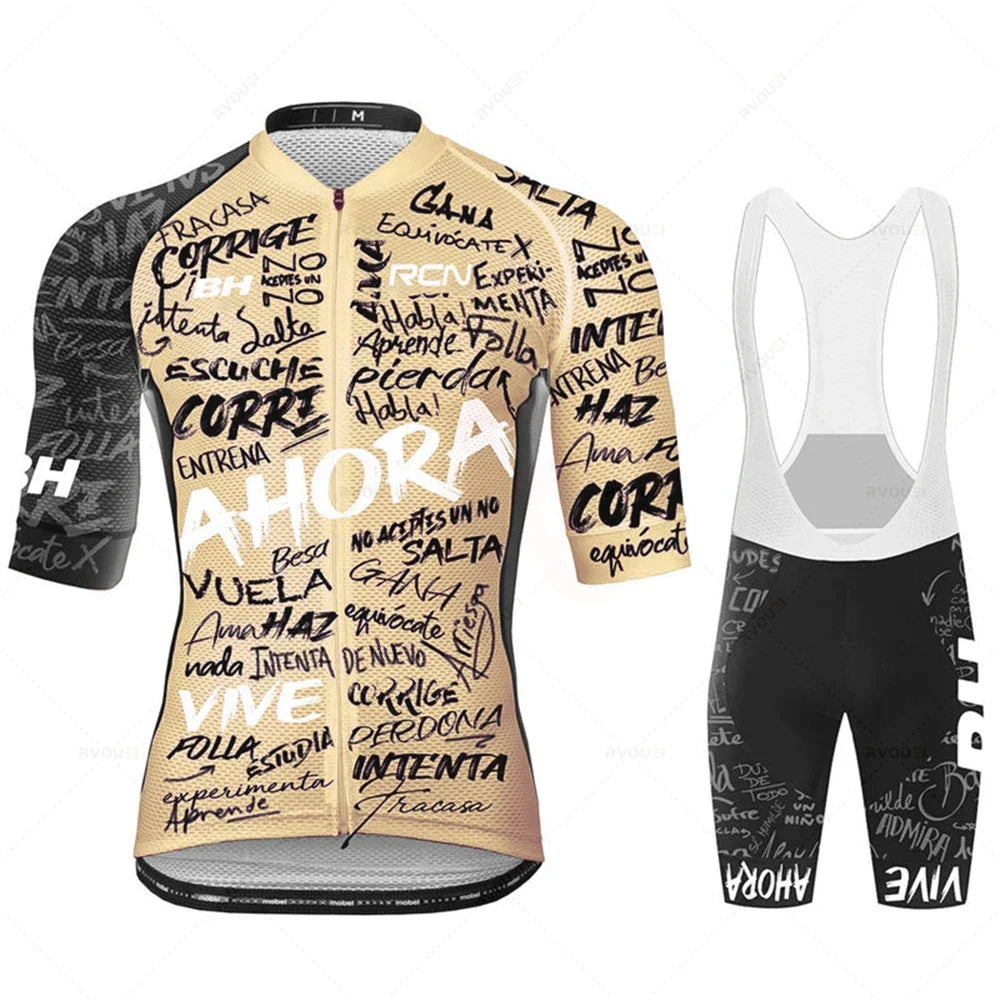 Radtrikot Set Herren – Sommer, Atmungsaktiv & Elastisches Design