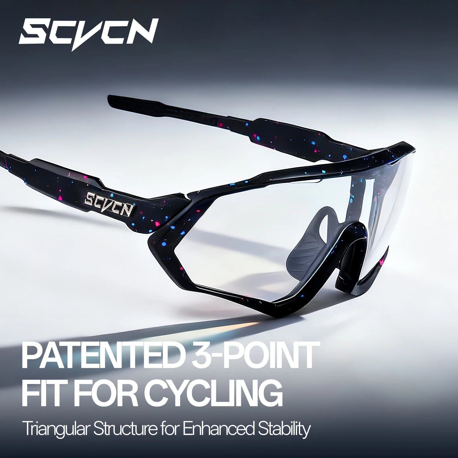 Photochromische Sport Sonnenbrille – UV400 Schutz, Leicht & Flexibles Design