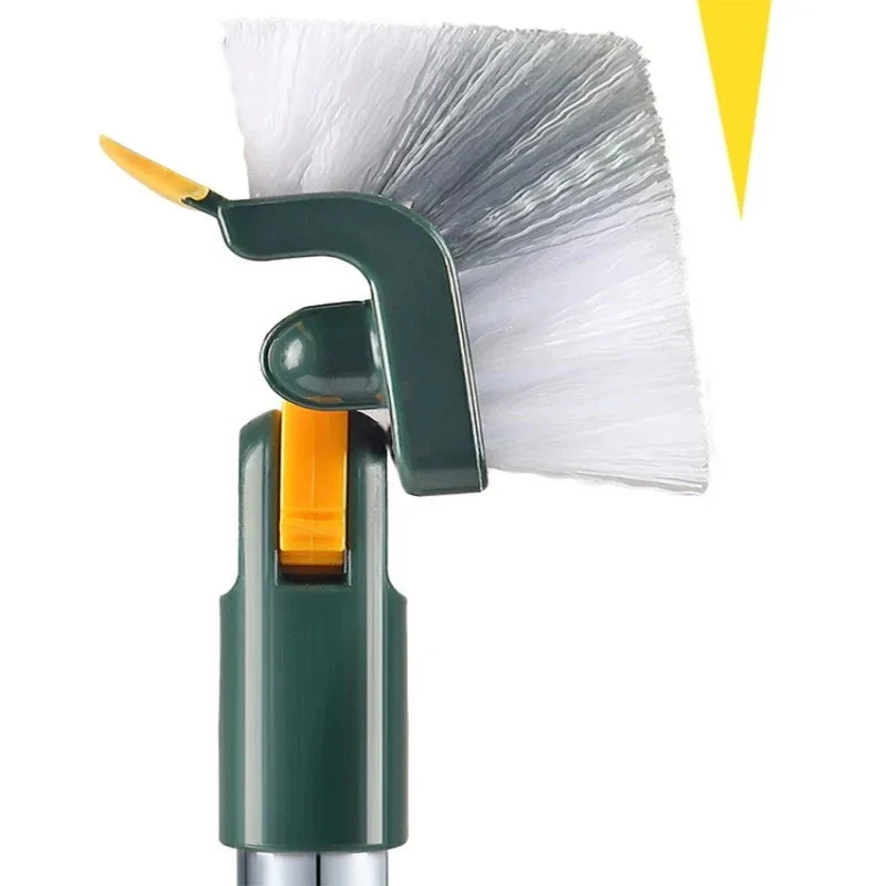 DualClean - roterende børste med langt skaft 2-i-1 til gulve og vinduer