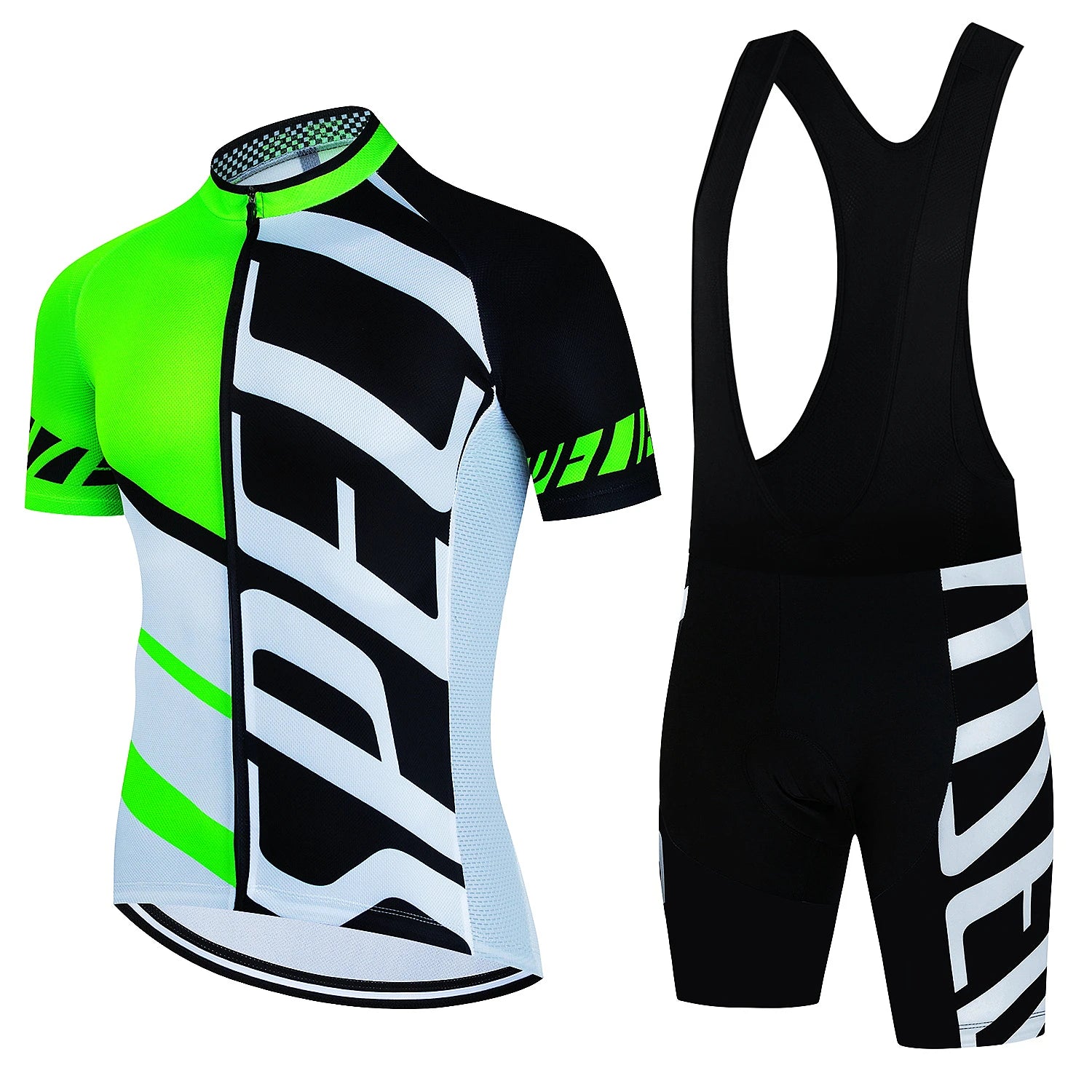Fahrradtrikot Set – Atmungsaktive Herren-Radbekleidung mit Trikot & Bibshorts