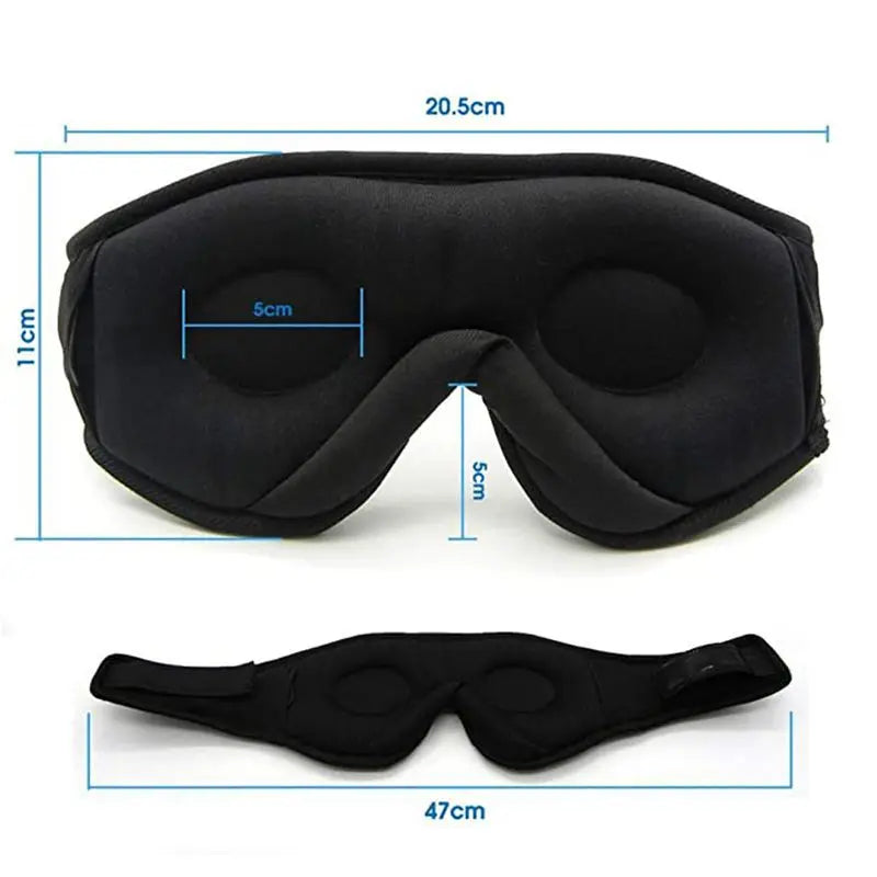 Bolendo Schlafmaske 3D Augenmaske Kopfset Stirnband