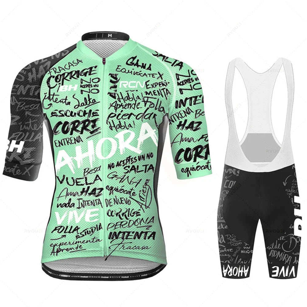Radtrikot Set Herren – Sommer, Atmungsaktiv & Elastisches Design