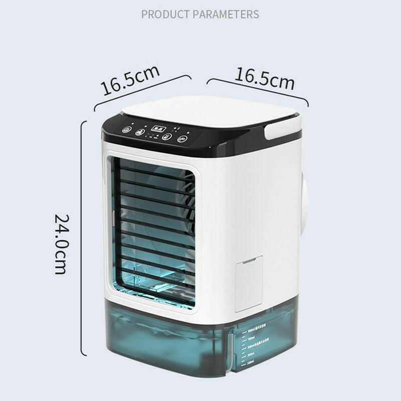 Tischklimagerät tragbarer AC-Ventilator mit doppeltem Nebel