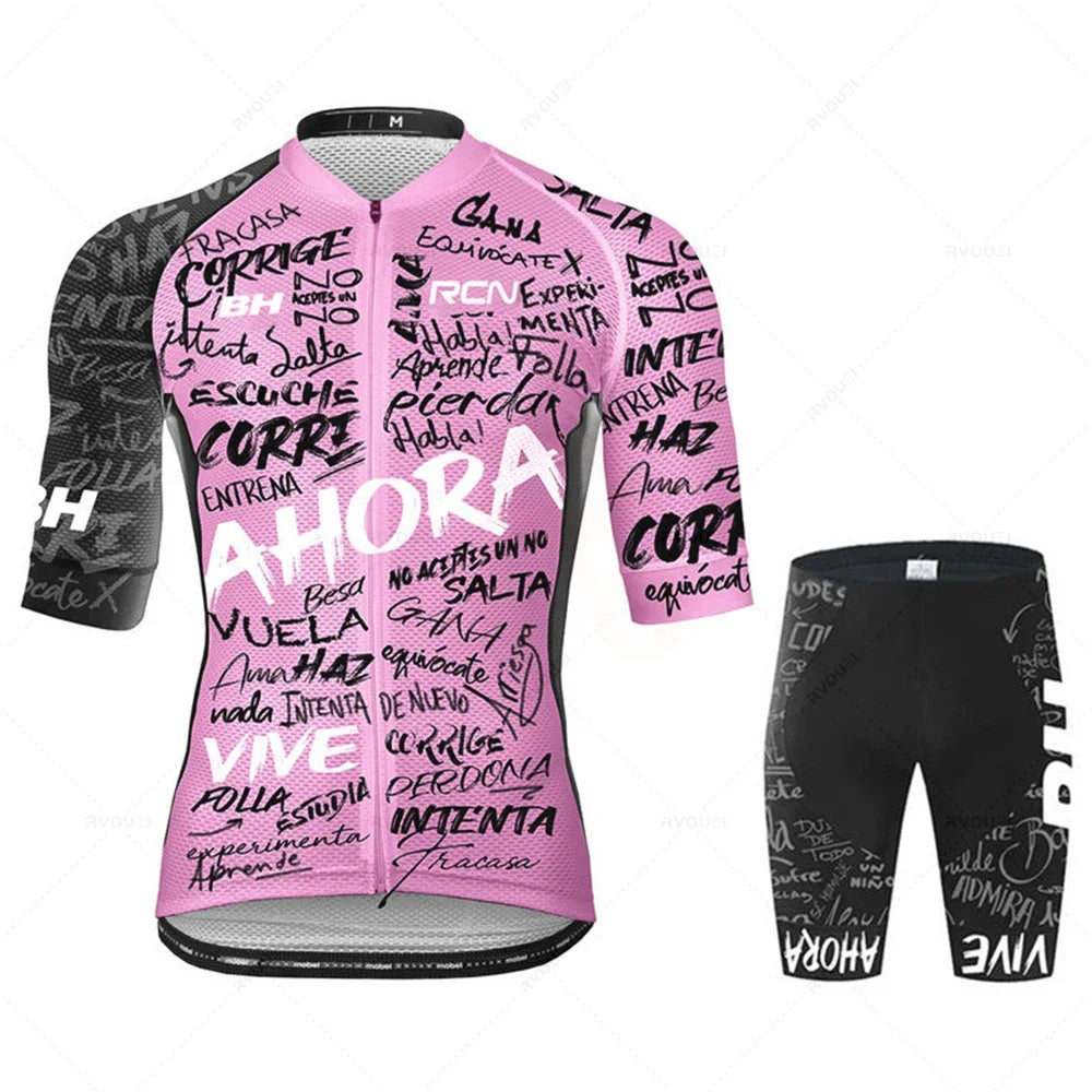 Radtrikot Set Herren – Sommer, Atmungsaktiv & Elastisches Design