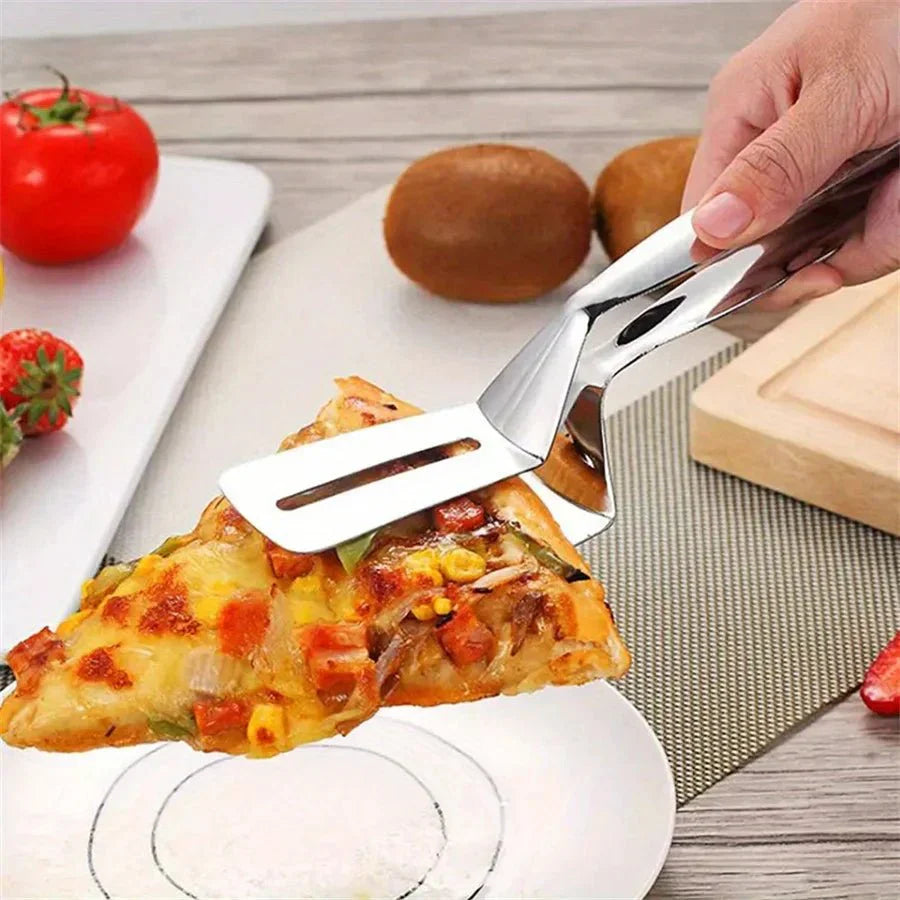 CLAMPSPAT – Stainless Steel Spatula Tongs for BBQ & Kitchen Vestragear