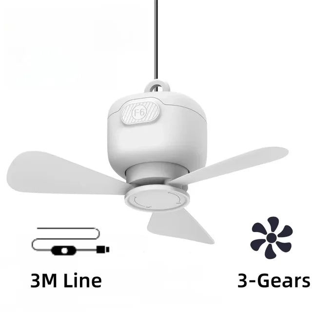 Bolendo Luxuriöser Deckenventilator mit LED-Beleuchtung