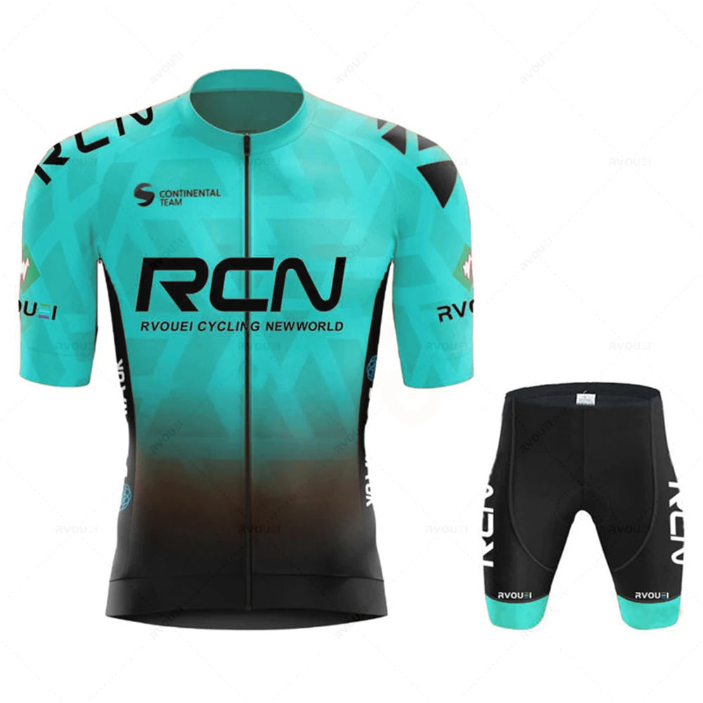 Radtrikot Set Herren – Sommer, Atmungsaktiv & Schnell Trocknend