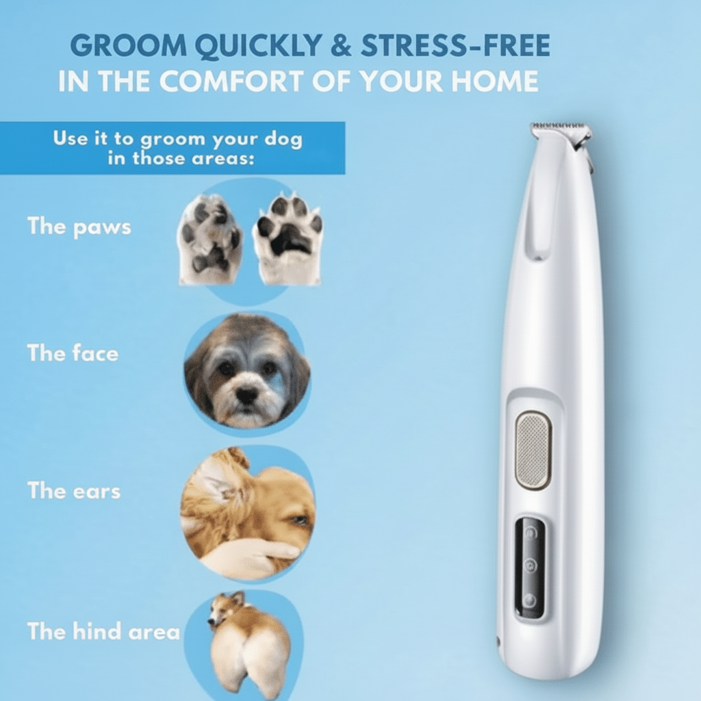 SILENTPET TRIMMER – Leiser Hundehaarschneider für sanftes Trimmen 7