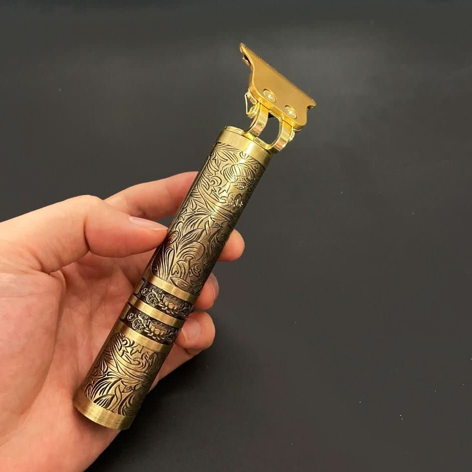 SKULLTRIM – Vintage-Barttrimmer mit Akku und präziser Schnittfunktion für Bart und Haar 5